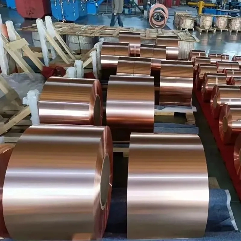 99.9% Pure Copper Coil C1100 Cu ETP Copper Strip Copper Foil