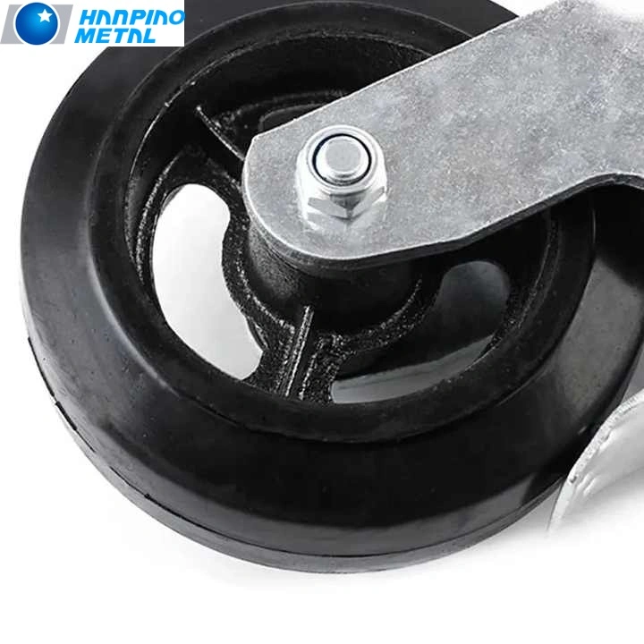 3" 4" 5" 6" 8" Brake Swivel Caster Industrial Locking Wheel for Cart