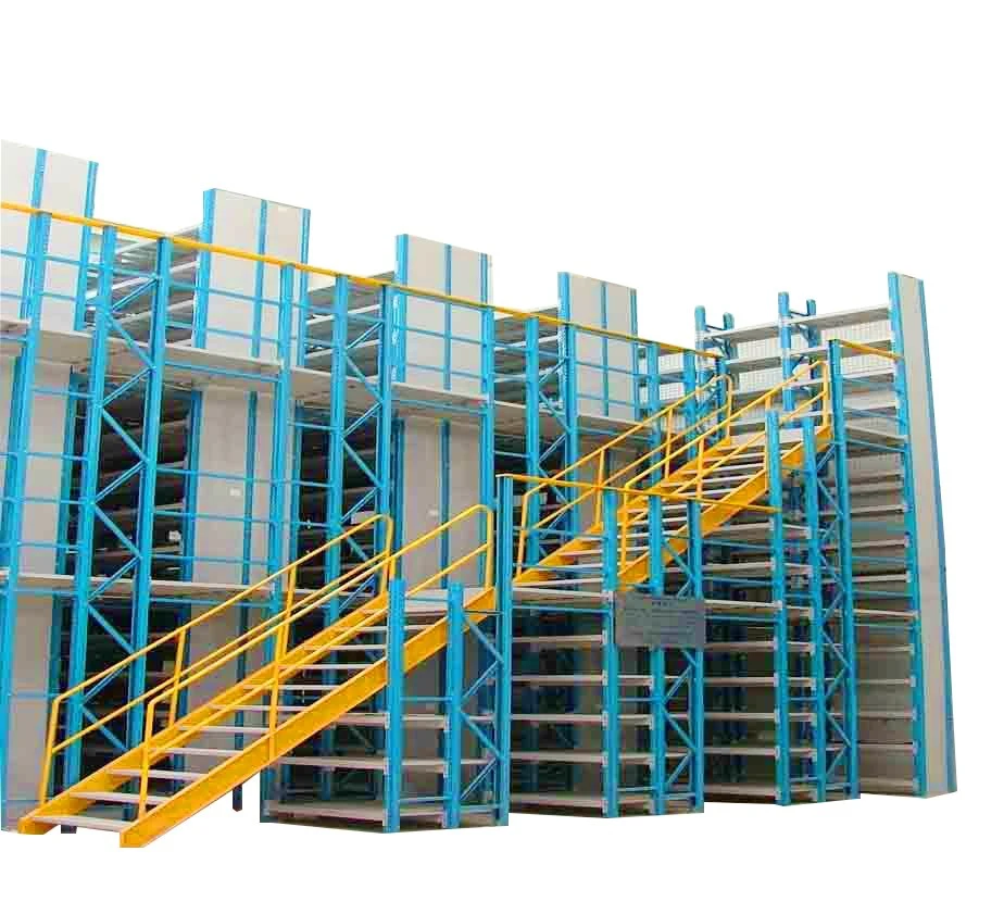 Adjustable Warehouse Steel Mezzanine Heavy Duty Shelf Rack Storage