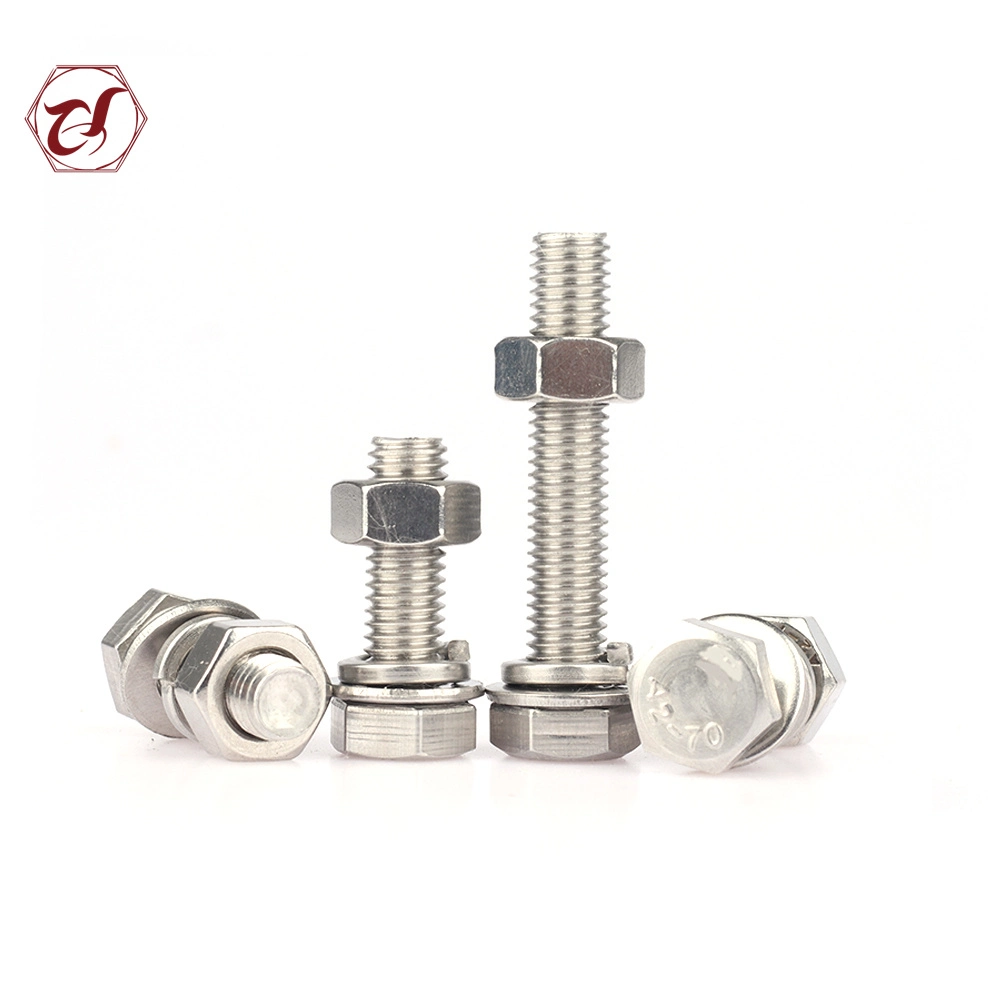 Stainless Steel 304 Hex Bolt /A2 Carriage Bolt/Stud Bolt /Flange Bolt/T Head Bolt (DIN933 DIN603 DIN976 DIN6921)