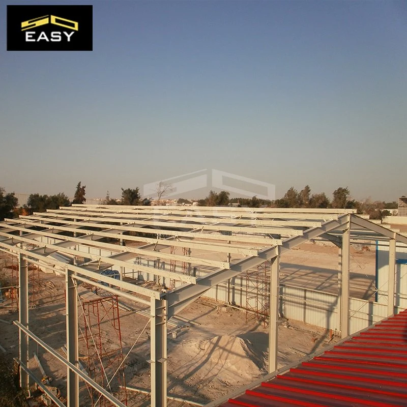 Low Cost Economical Prefabricated Large Steel Structure Warehouse for Bullpen