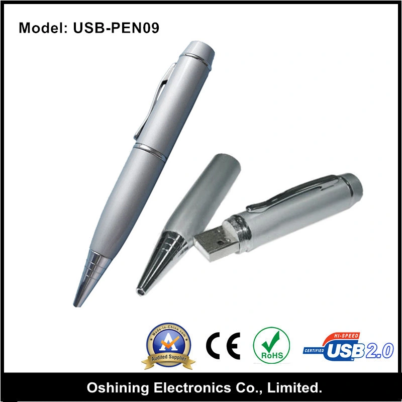 Рекламный стилус Ballpoint с 2 ГБ для заказа OEM-производителем (USB-PEN09)