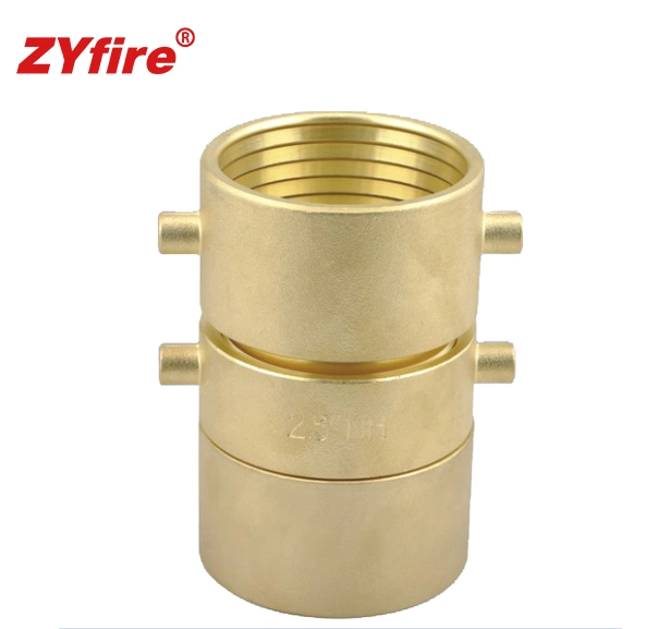 UL Threaded Connector Plug America Coupling for Fire Hose with Aluminum Brass Material