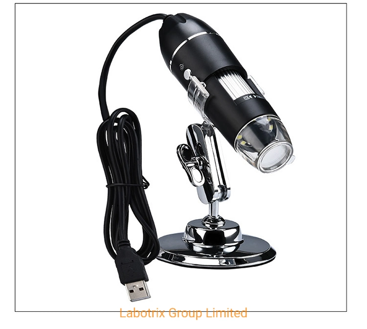 Portable USB Digital Microscope with 0~1000X Zooming & LED Lighting