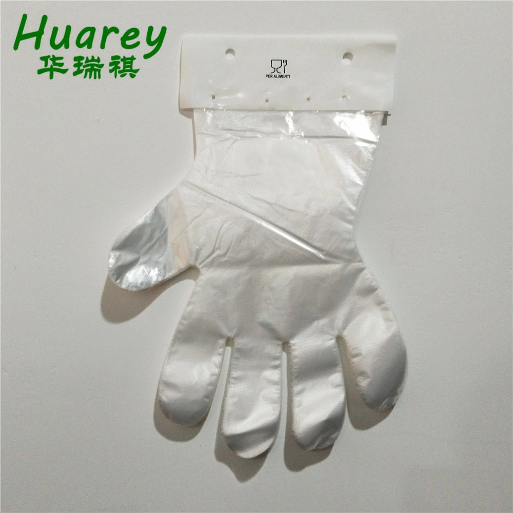 Biodegradable Plastic Disposable Clear PE Poly Gloves