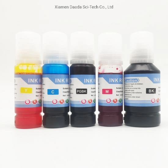 Epson 105, 106 105/106 Color Compatible Water Based Refill Bottle Dye Ink for Epson Ecotank Et-7700/Et-7750/L8180/L7160 Printers