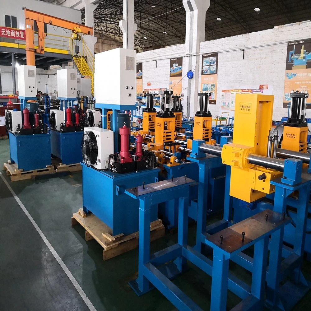 Fully Air Cooling Hydraulic Pressing Welding Joint Leveling Machine