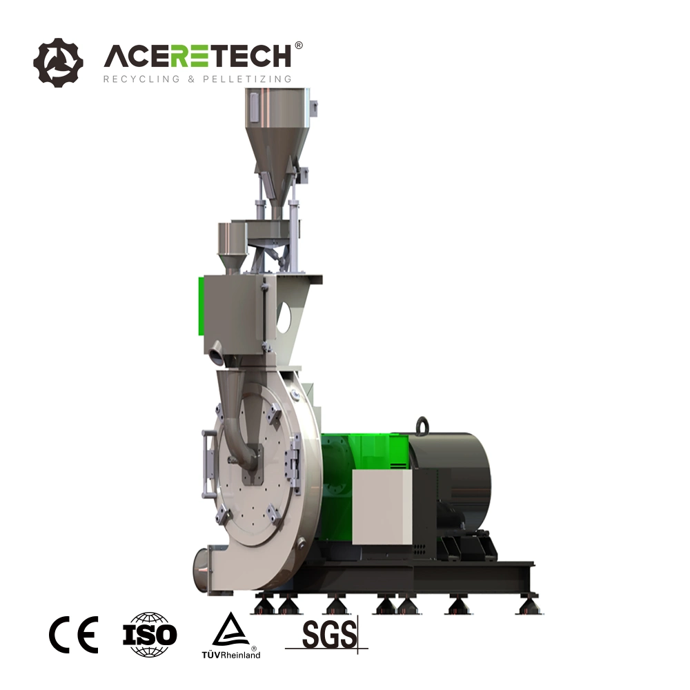 Long Service Life of Discs Between Regrindings Mini Plastic Grinder for Brittle Materials