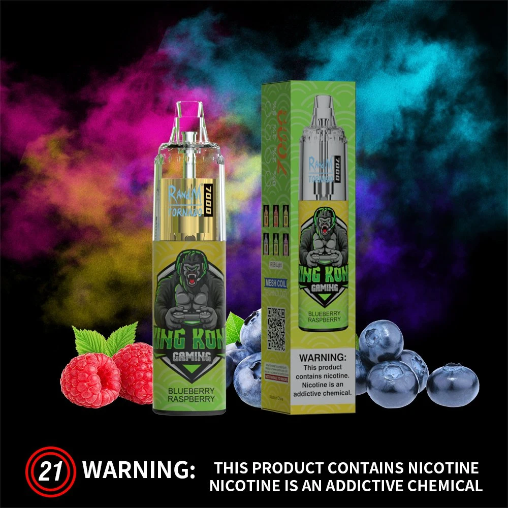 حانة Shenzhen Fumot Randm Tornado 7000 Puffs Esgestre E-Cig Puff فابي vaper الكهربائية هوكاه السعر السائل الأس بود المهمل