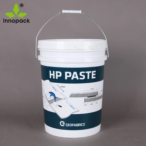 Printed Australia Stype Plastic Food Grade Buckets Pail with Lid