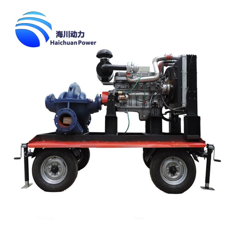 Mobile Diesel Water Pump with Trailer