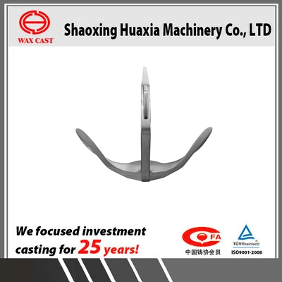 Investment Casting Precision Casting Lost Wax Casting SS316L Marine Anchor