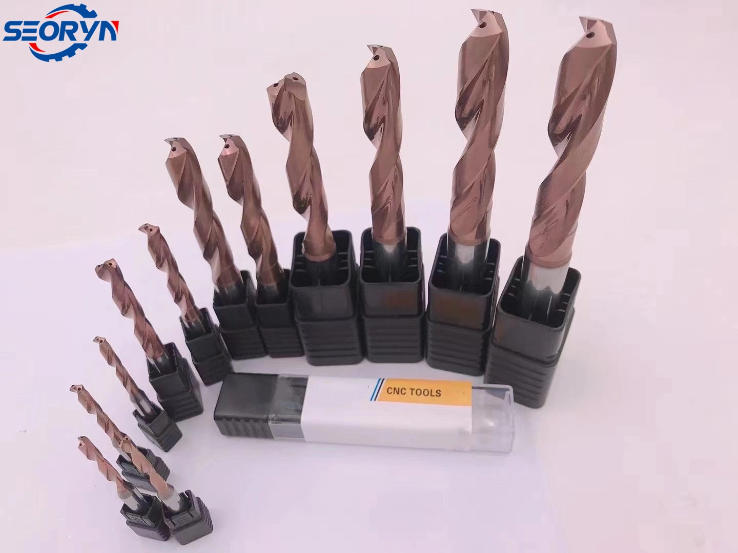 Senyo 5D Solid Carbide 2 Fllutes Twist Drill Bit with Cool Bore