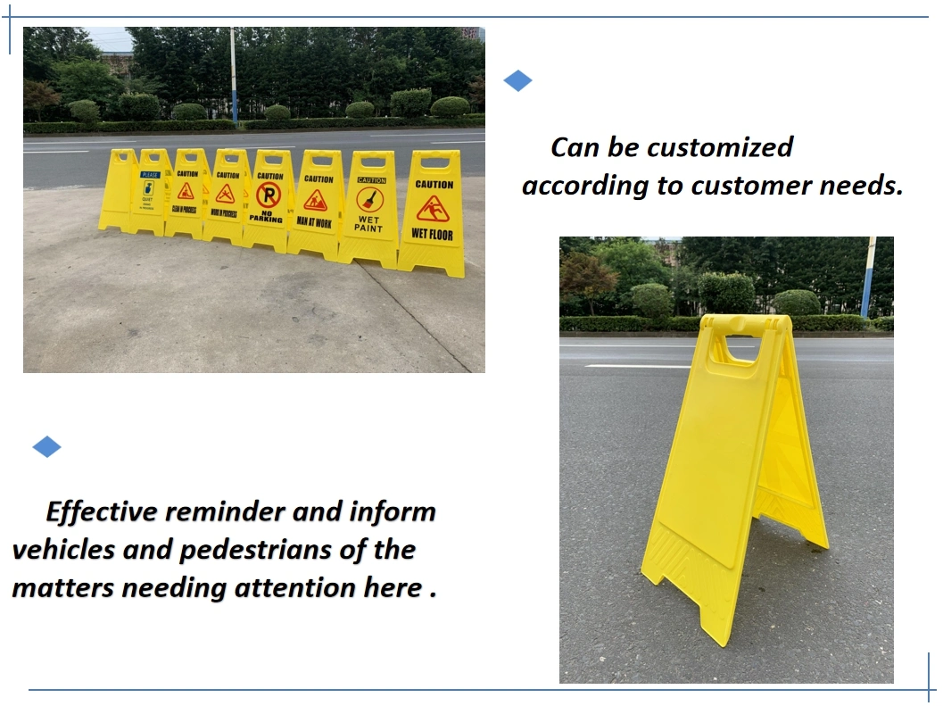 Warning Traffic PP Luba Carton 610mm Road Signs Floor Sign