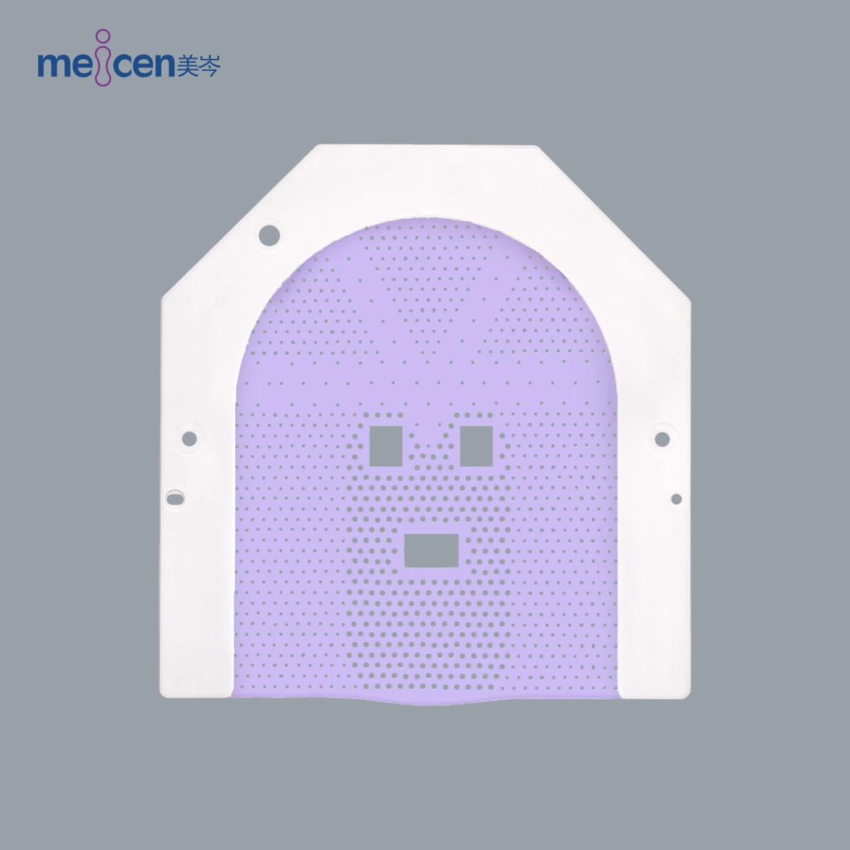 Meicen Violet U-Shaped Reinforced Claustrophobia Head Mask Radiotherapy Thermoplastic