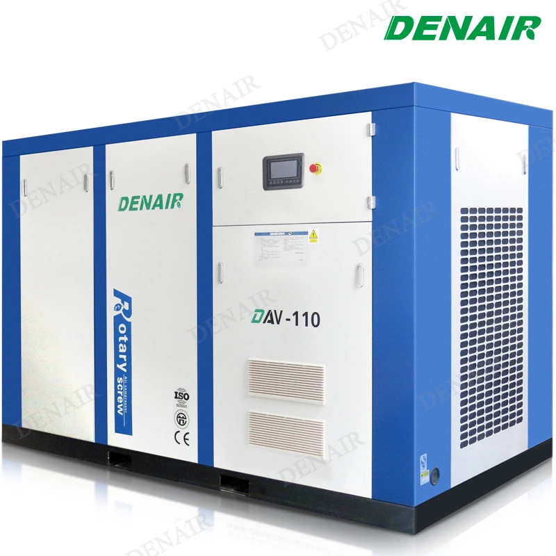 Oil Free PM VSD Screw Air Compressor Noise Free Made In China