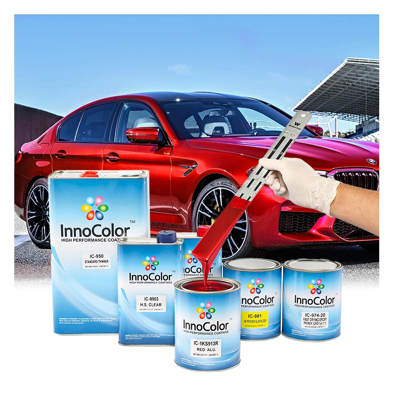 La mezcla de Acrílico Color profesional de reparar la máquina acabar metálicos Mayorista/Proveedor Automotive 1K de pintura de auto Auto Base