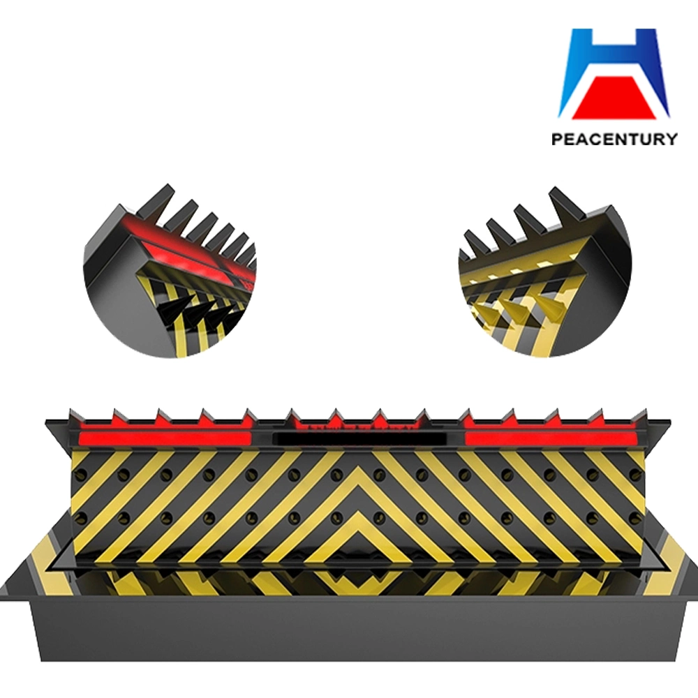 Дорожной блокировки всплывающих окон гидравлический безопасности дорожного движения гидравлической системы с остроконечными зубьями системы блокировки всплывающих окон барьера безопасности дорожного движения по дорогам общего пользования