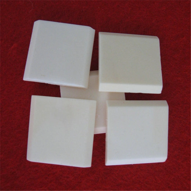 Customized White Al2O3 Chamfer Sheet Wear Resistant Alumina Ceramic Square Plate Insulation High Temperature Resistant Board