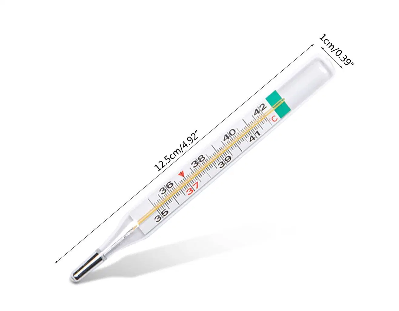 Wholesale/Supplier Mercury Free Clinical Oral Armpit Glass Thermometer