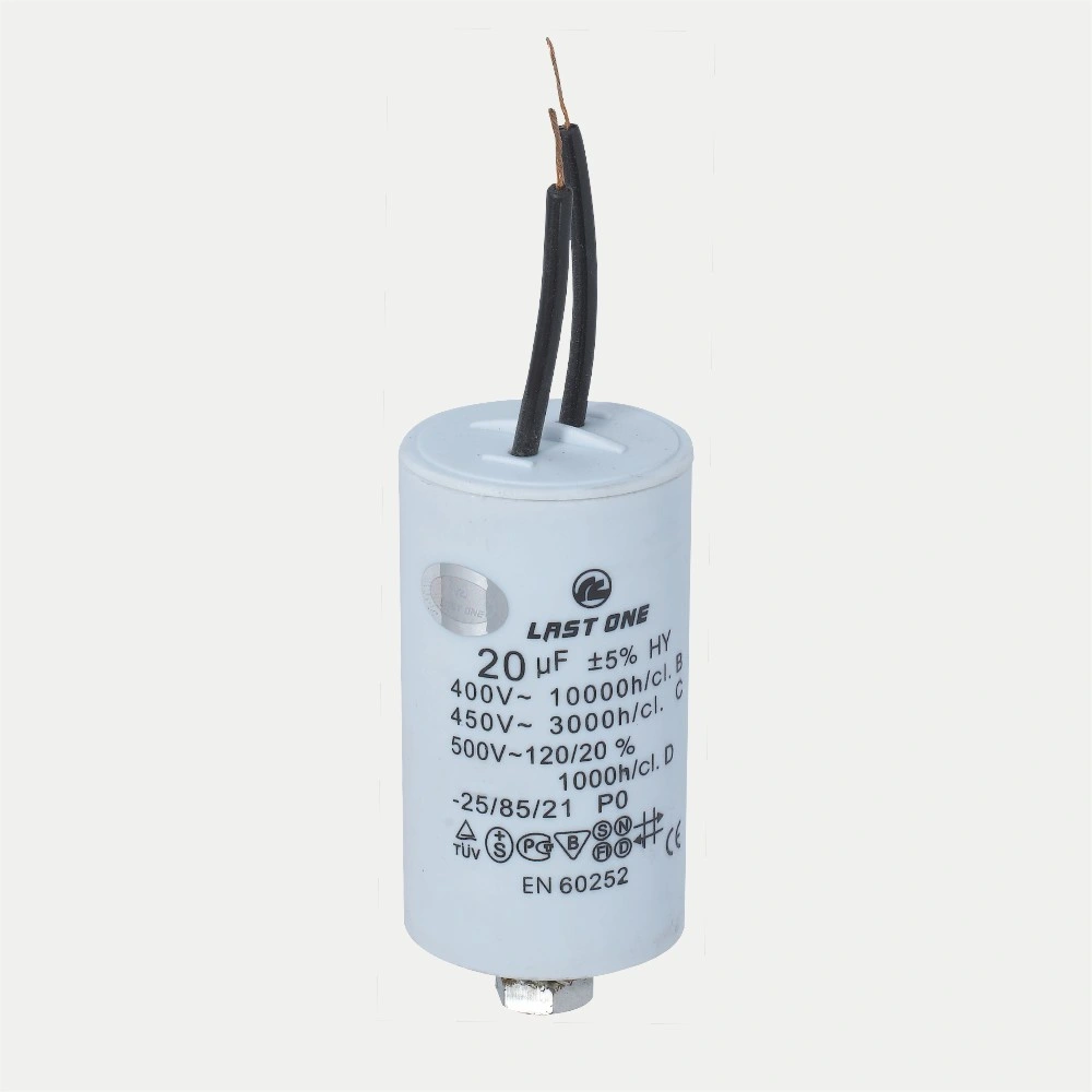 Cbb60 450V Motor Running Capacitor Film Capacitor AC Termial Type Flat Bottom