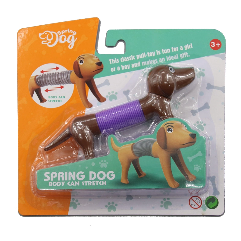 Flexible Variable Dog Fidget Toy Stretched, New Stress Relief Fidgets Fidget Dog Toddler Sensory Pop Tubes Spring Toy