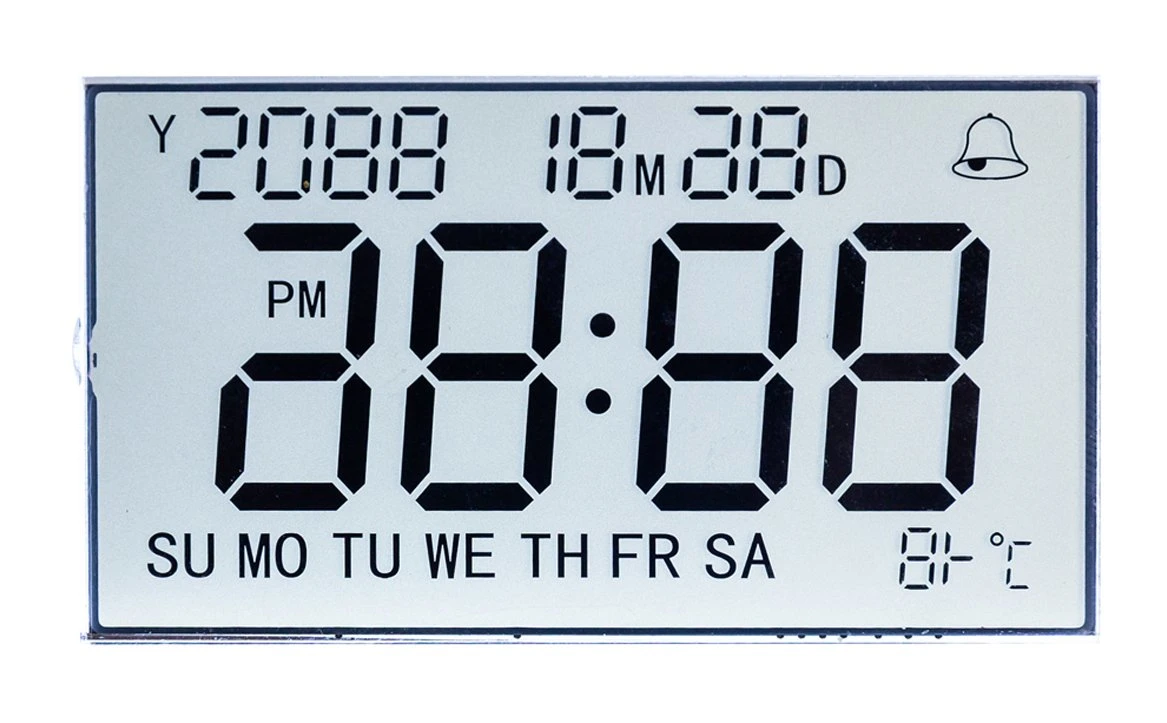 OEM Manufactory Custom Alarm Clock Display Stn Segment LCD Display Panel