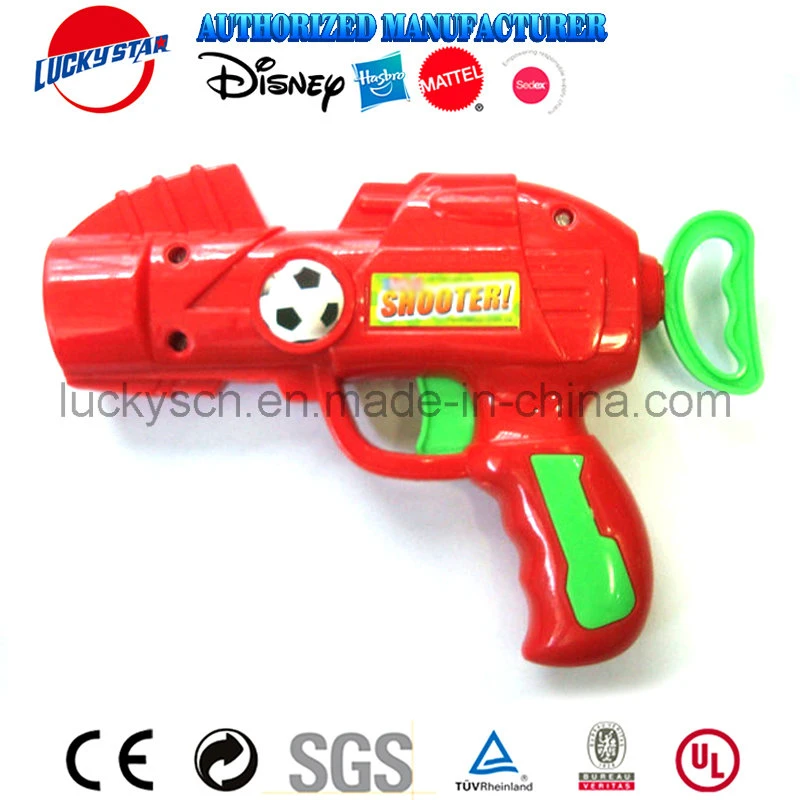 New Red Blue Color Plastic Football Toy Gun