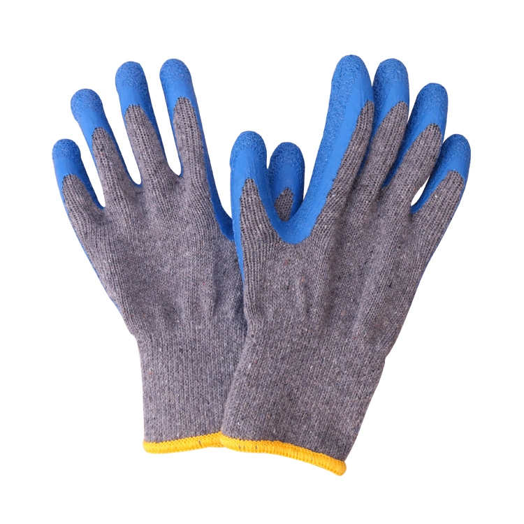 Latex Work Gloves Xingyu Cotton Shell Latex Coated Construction Safety Work Gloves