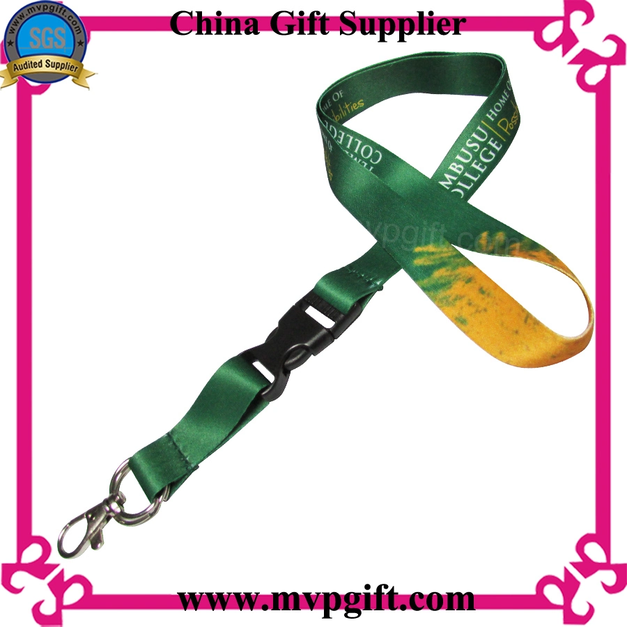 2017 Polyester Lanyard with Badge Reel for Company/School