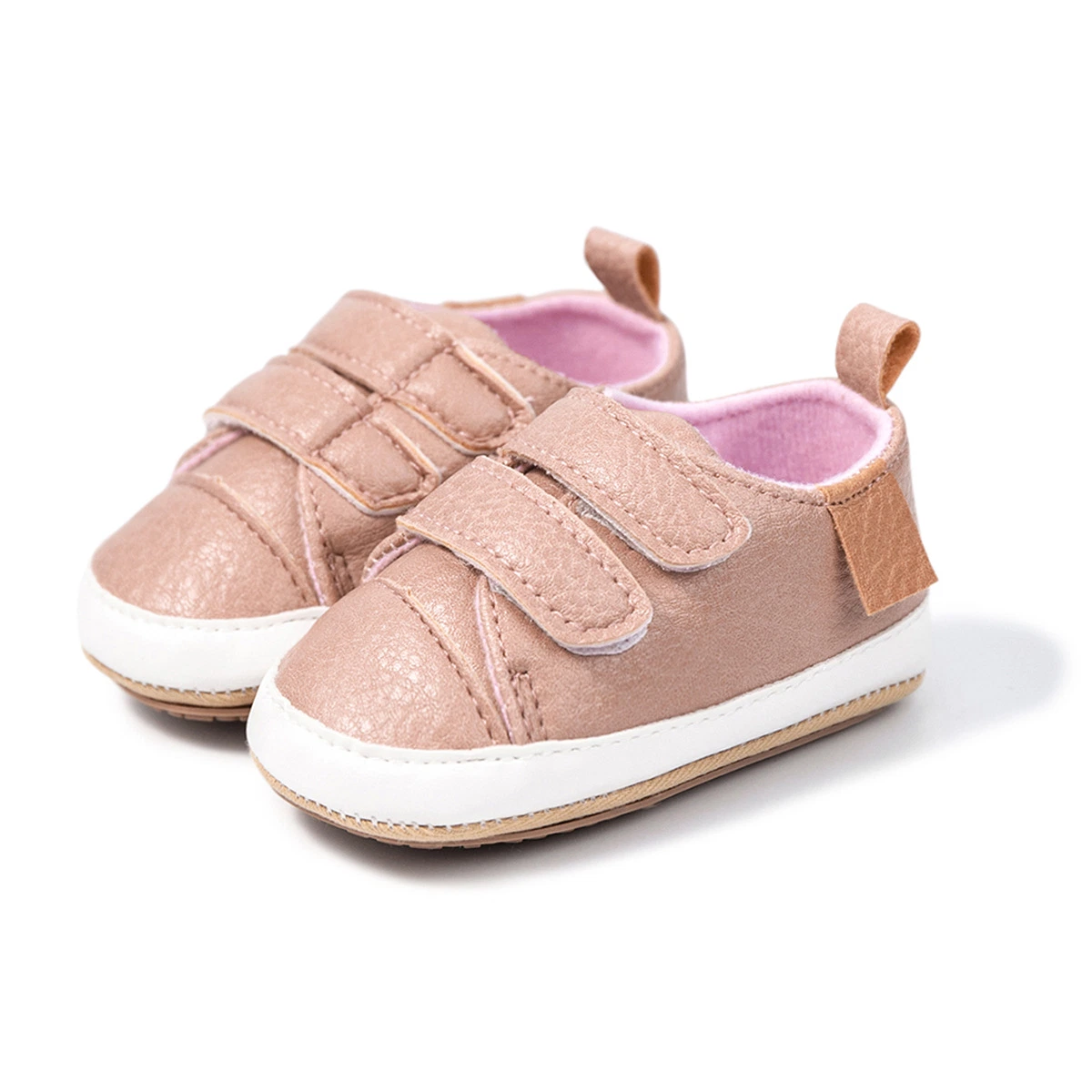 Designed Outdoor Baby Shoes Leisure PU Leather Comfortable Non-Slip Rubber Soft Sole