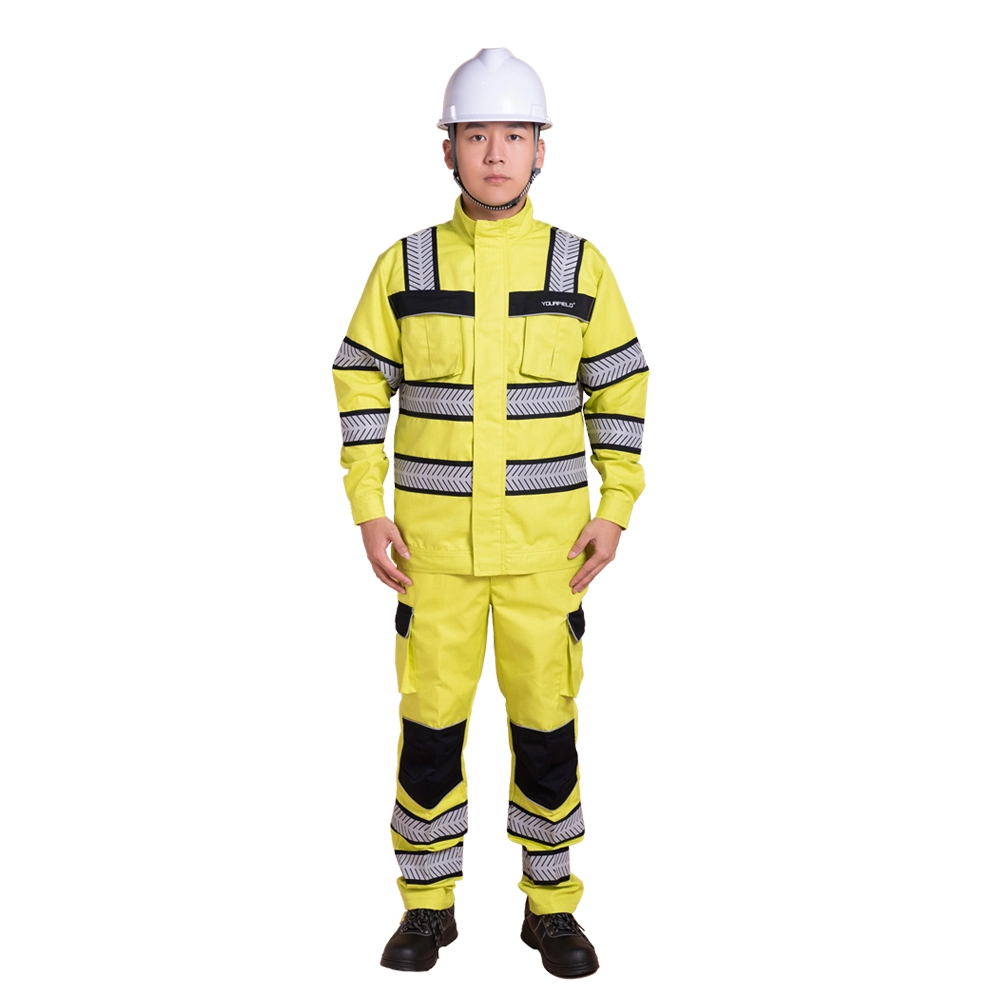 High Visibility Waterproof Hi Vis Clothing Softshell Safety Jacket