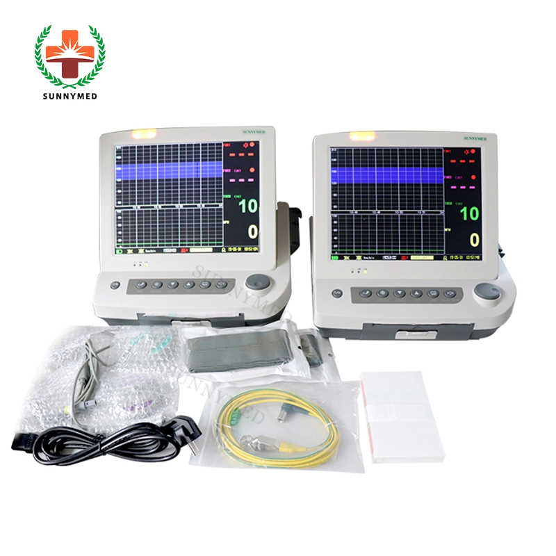 Sy-C011-2 Venta caliente precio barato Materno Fetal multiparámetros Monitor de la madre