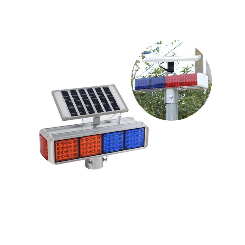 Solar Warning Light Road Signal LED Lamp