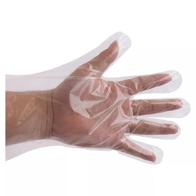 Factory Hot Selling Food Preparation Plastic Gloves Wholesale/Supplier PE Disposable Gloves