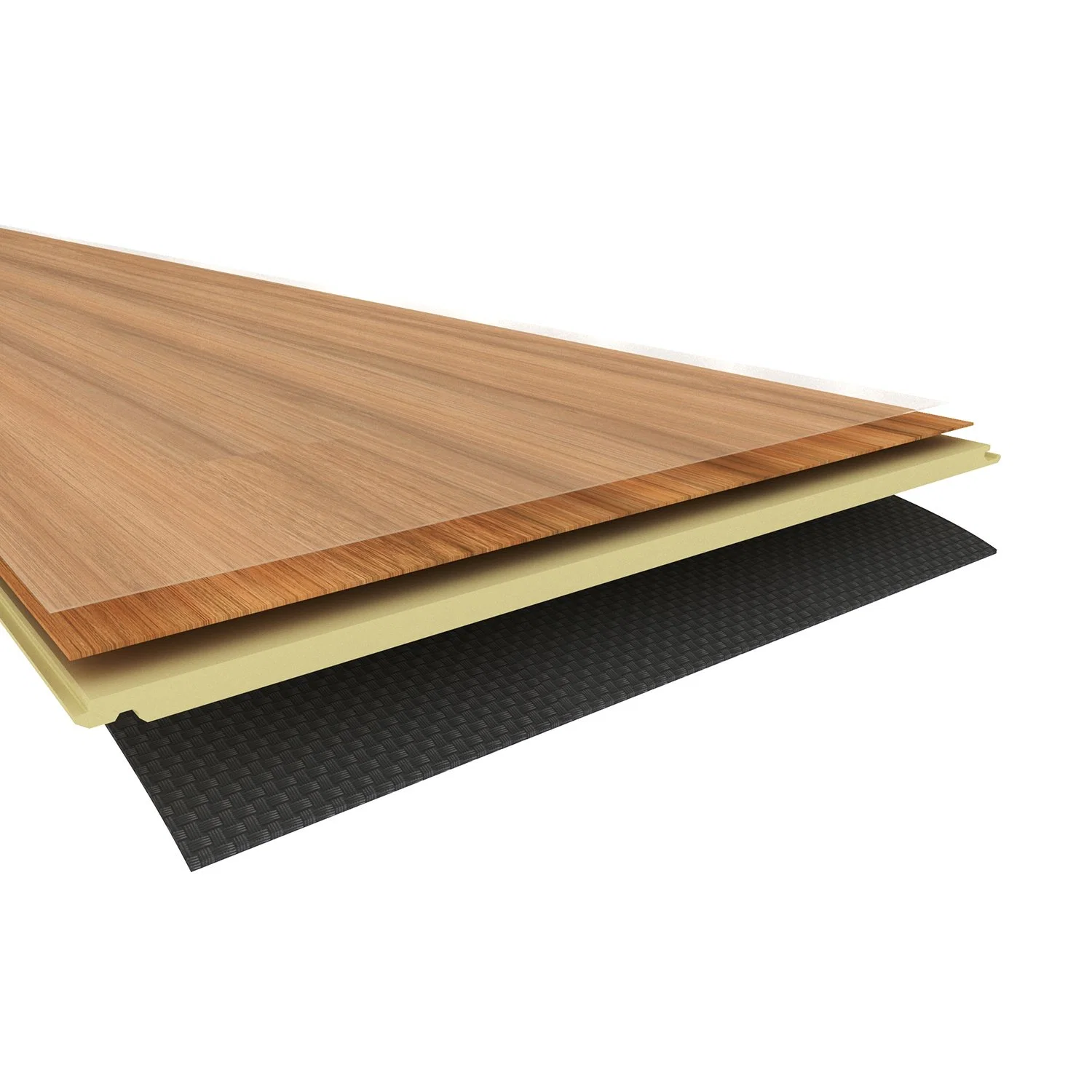 Núcleo sólido barniz UV Semi-Matt Textura de madera Parquet suelos SPC
