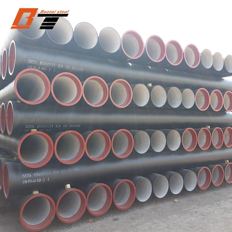 Ductile Iron Pipe, Urban Water Supply Pipe, Municipal Pipe, Outer Diameter 300mm Pipes Drinking Water Pipeline