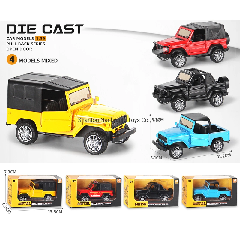 1: 39 Scale Die Cast Model Car Pull Back Car for Exhibition