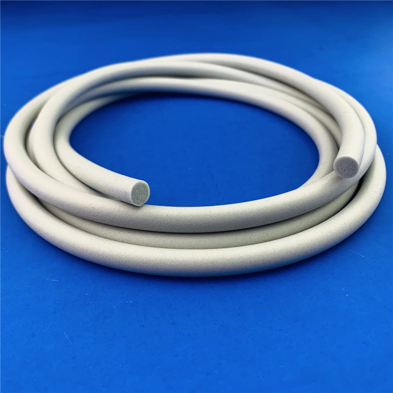 Heat Resistant Foam Cord Extrusion Sponge Silicone Rubber Profile Strip