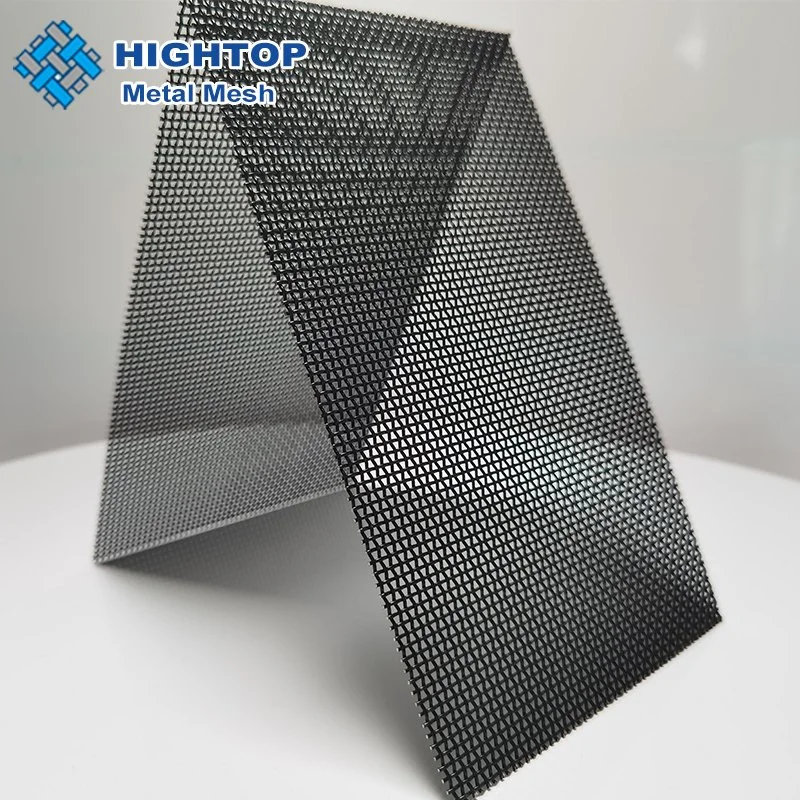 Black Color Stainless Steel Mesh Security Screen Used to House Doors