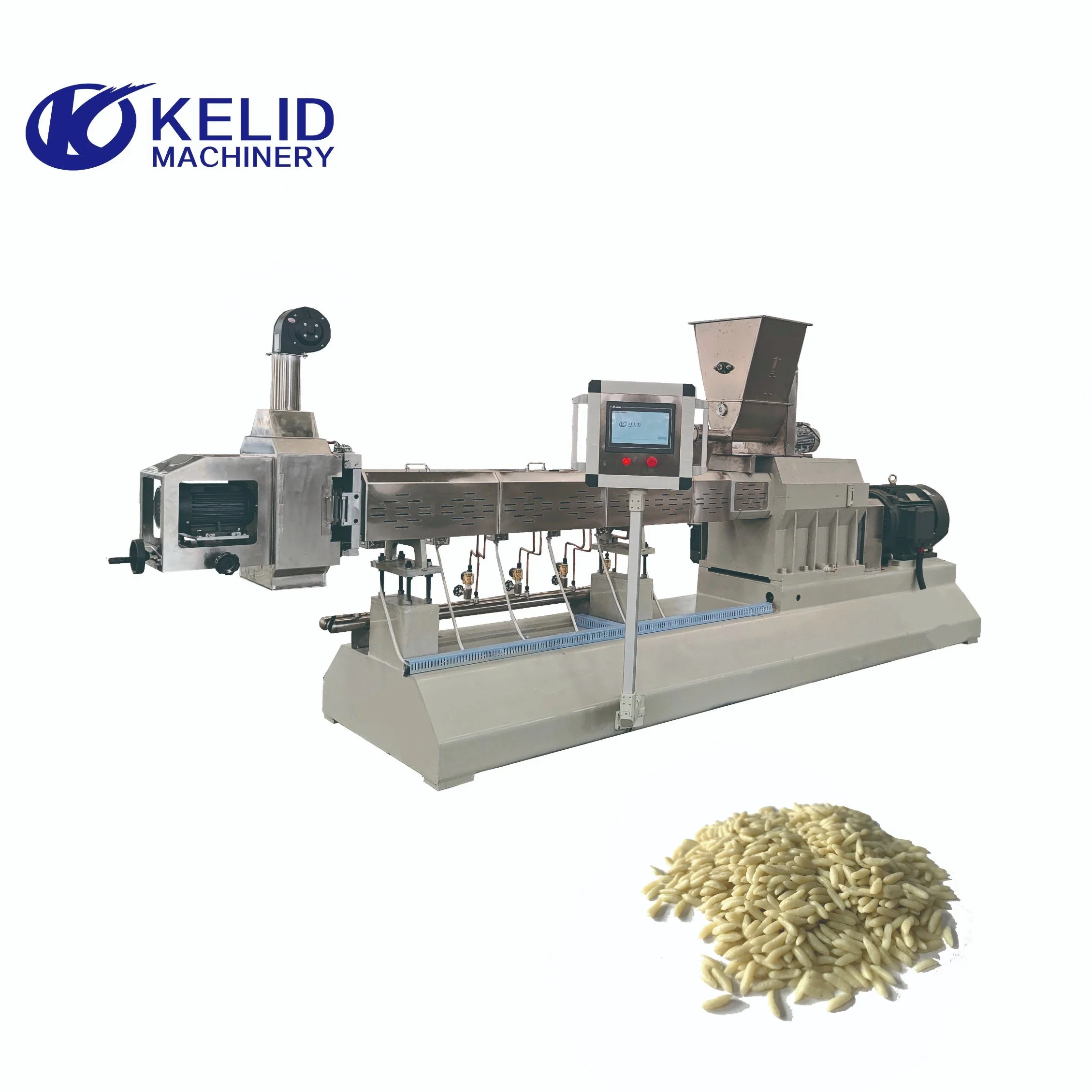 Équipement de processus de riz reconstitué industriel entièrement automatique.