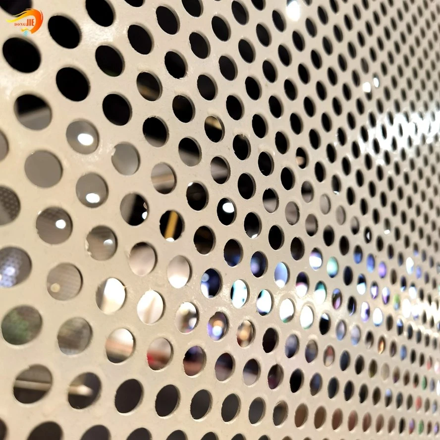 Perforated Acoustic Tiles for Walls Building White Aluminum Wall Cladding