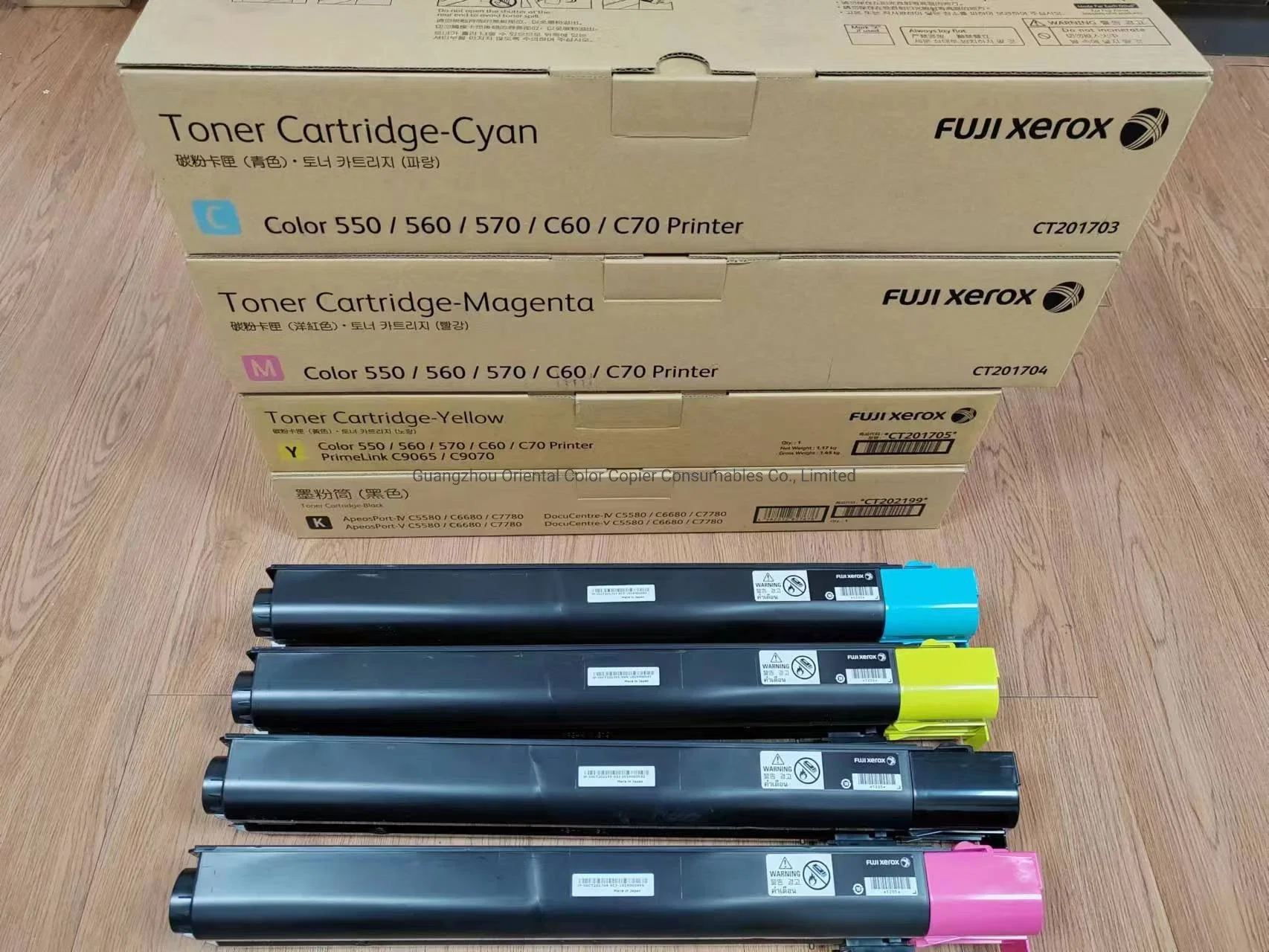 OEM Toner for FUJI Xerox Toner Cartridge Original Color Large Format A3 Printer Machine 550 560 570 C60 C70 Printerlink C9065 C9070