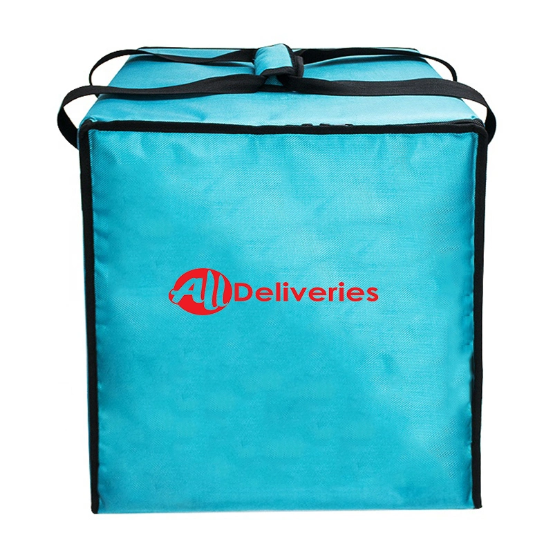 Expansível de Grande Capacidade personalizada aluguer de motociclo com isolamento à prova de água quente do refrigerador de Pizza bebe café Backpack Thermal almoço comida fast food Saco de Entrega