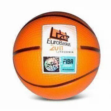 Großhandel/Lieferant Basketball Form PU-Antistress-Ball anpassbare Werbe-Geschenk Spielzeug Für Partys