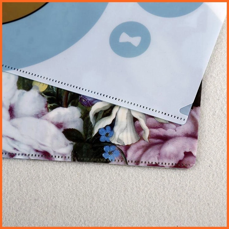 L Shape PP File Folder A4 Clear File for Office Stationery