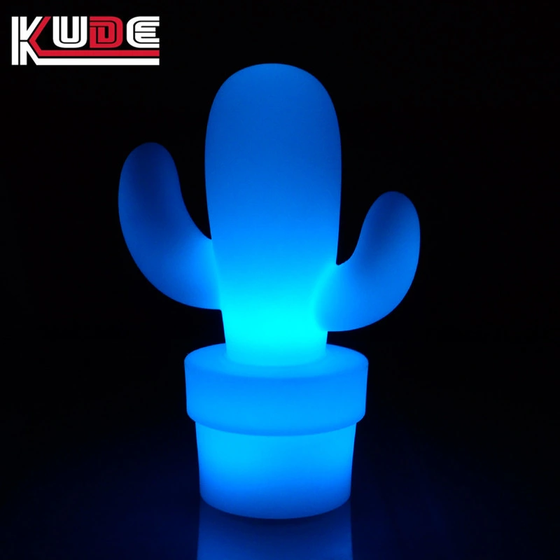 Light up Table Lamp Color Change Glowing Cactus Lamp for Night Club