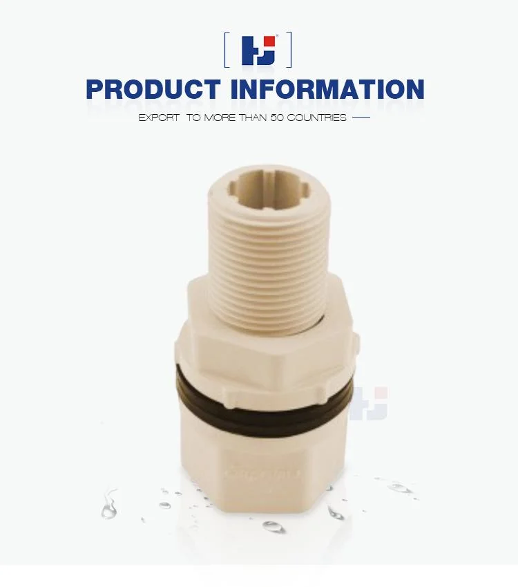 ASTM D2846 Standard Plastic/CPVC/Pressure Connector Pipe Fittings