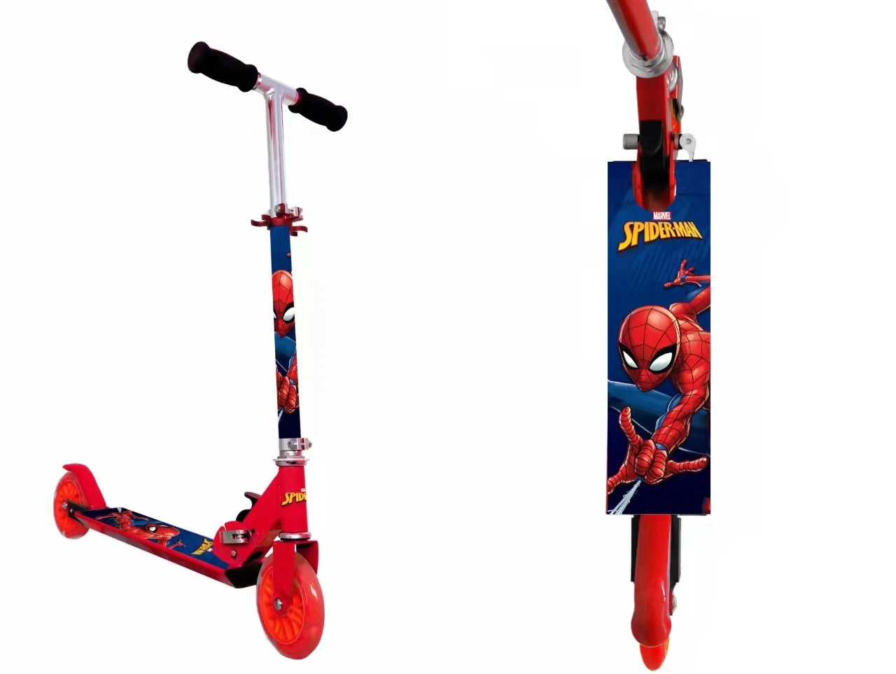 2 Wheel Kid Scooter All Aluminum CE RoHS Frozen Spider Man Avenger En71