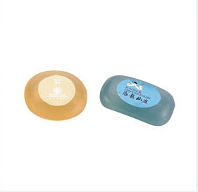 Hotel Disposable Round Bath Soap Warp with Paper